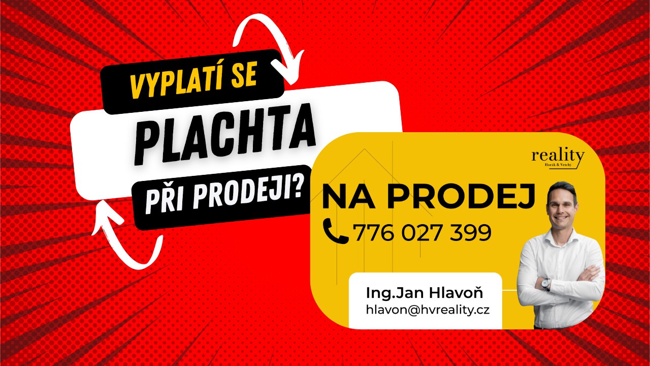 Plachta při prodeji nemovitosti